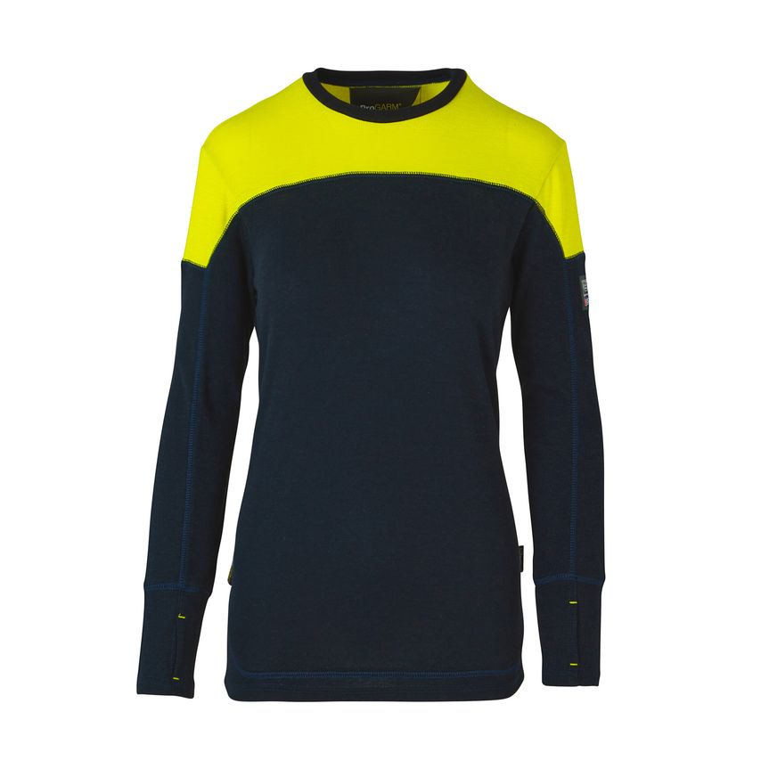 ProGarm Bespoke 5482 Ladies T-Shirts Navy/Yellow - Size 10