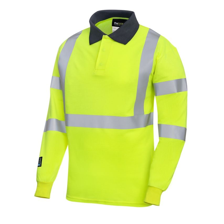 ProGarm 5286 Hi-Vis Polo Shirts Yellow - Size Large