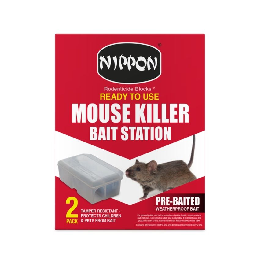 Nippon Ready to Use Mouse Killer Station Pack of 2