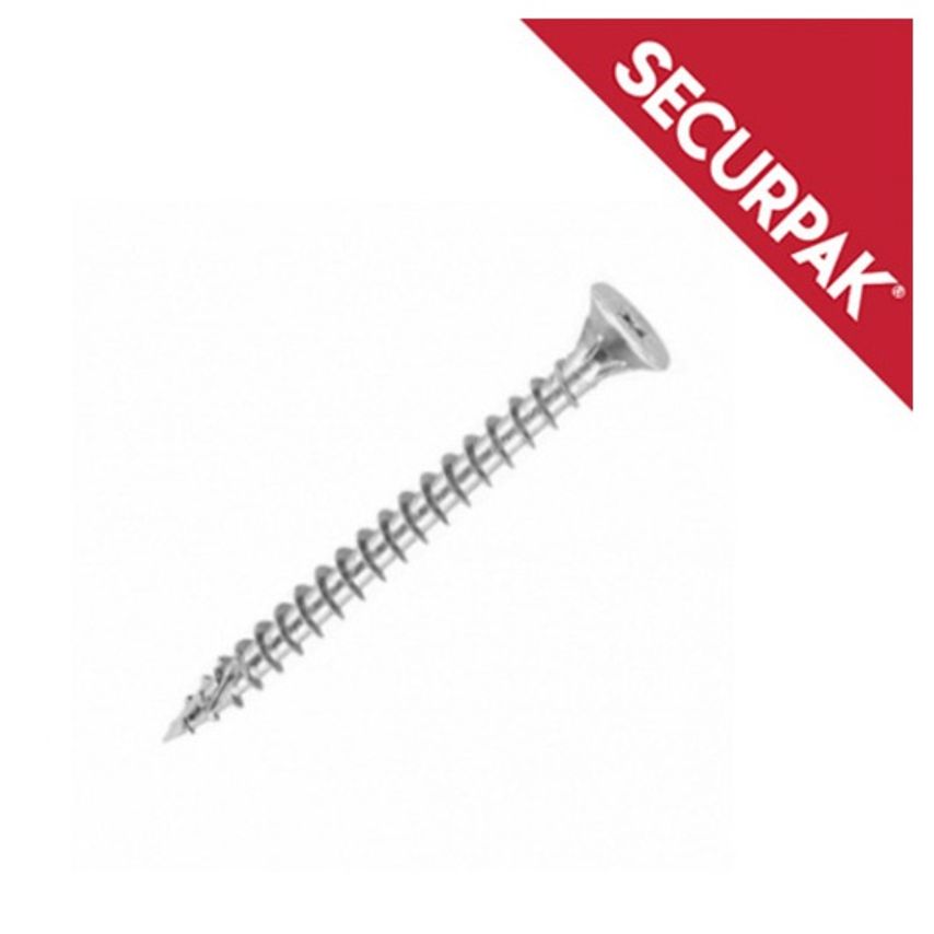 Securpak Pozi Csk Twin Screws Zinc Plated 5 x 50mm Pack of 20
