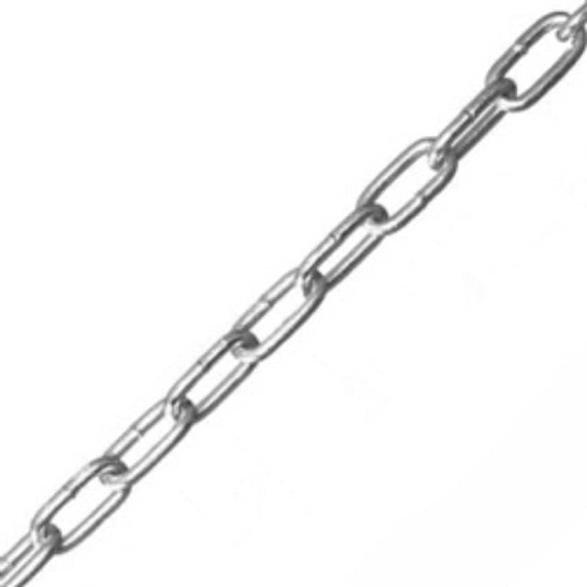Securit Straight Link Chain Zinc Plated 4mm x 19mm x 1m
