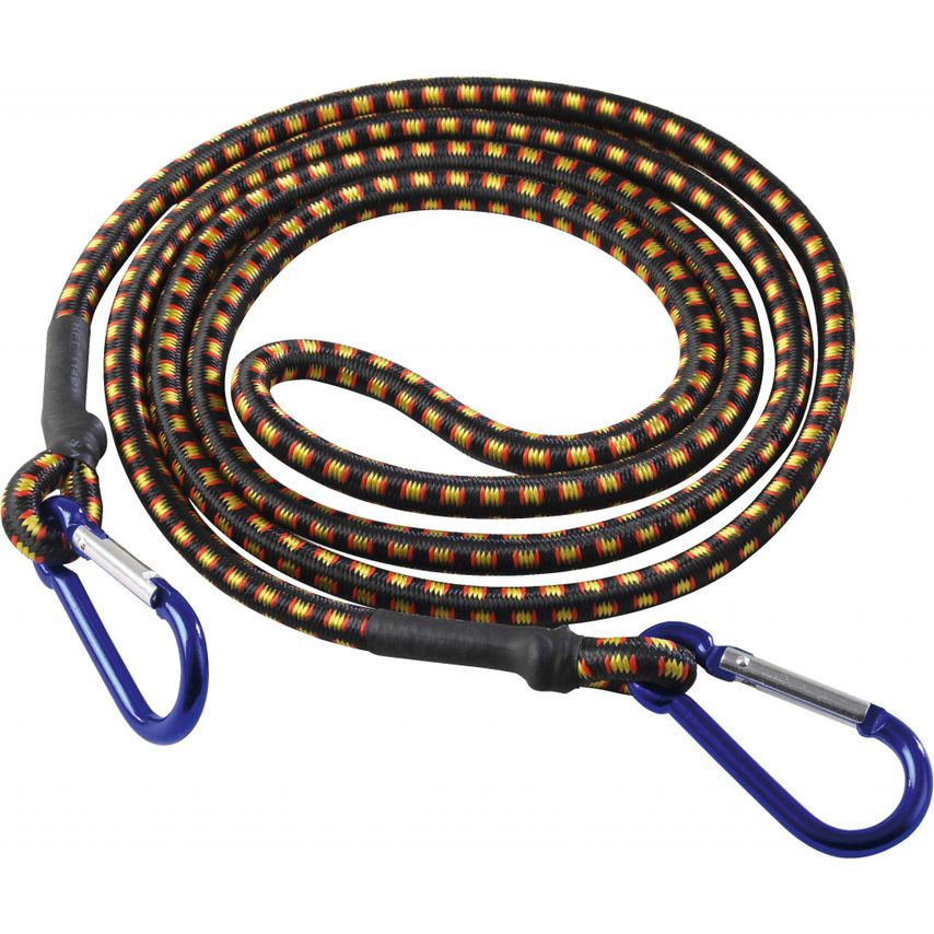 Supatool Bungee Cord with Carabiner Hooks 1800mm x 8mm