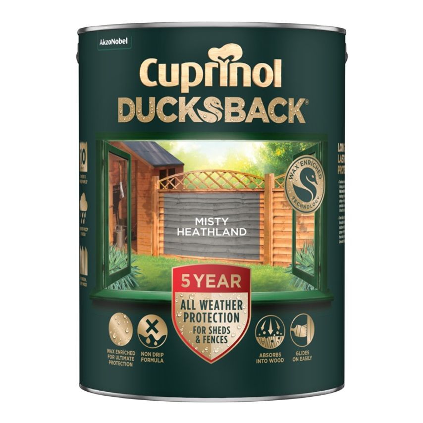 Cuprinol Ducksback 5L Misty Heathland