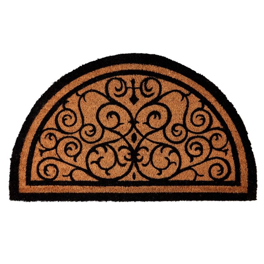 Groundsman Half Moon Coir Mat 45x75