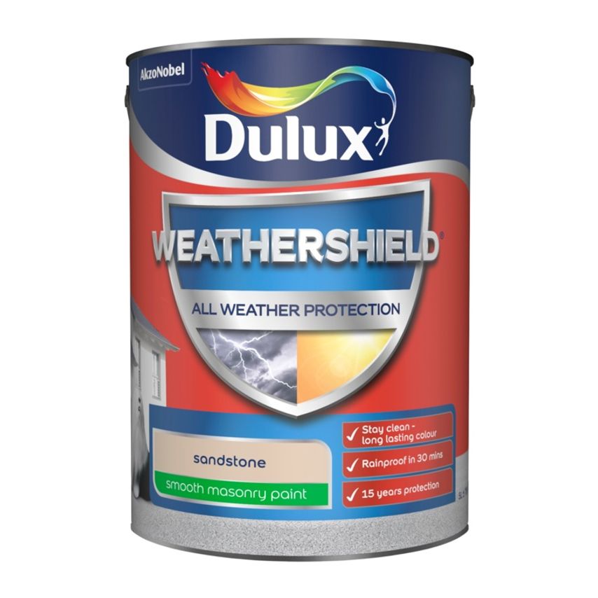 Weathershield Smooth Masonry Paint 5L Sandstone