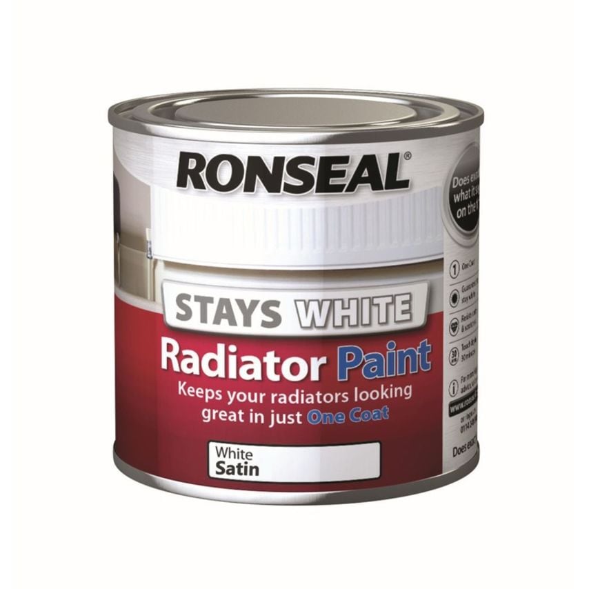 Ronseal One Coat Radiator Paint Satin 250ml