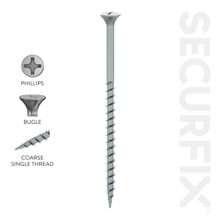 Securfix Drywall Screws 6 x 1 1/4"-3.5 x 32mm Pack of 1000  - T11401CL