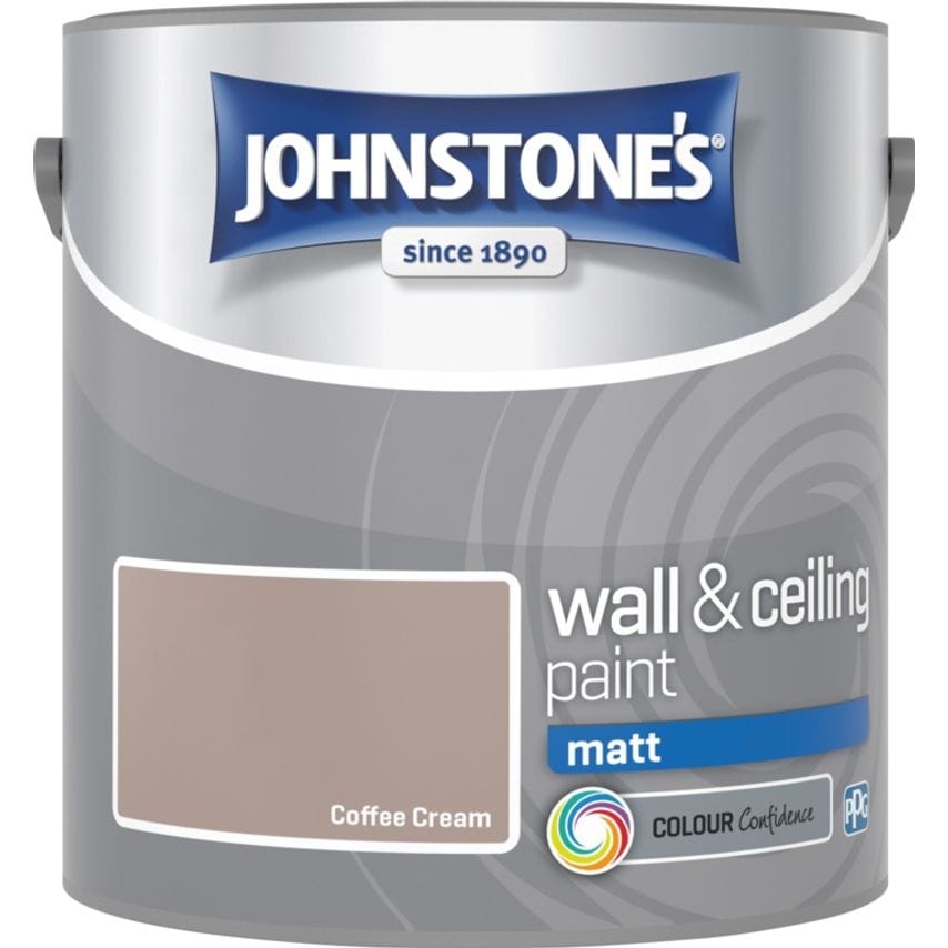 Johnstone's Wall & Ceiling Matt 2.5L Coffee Cream