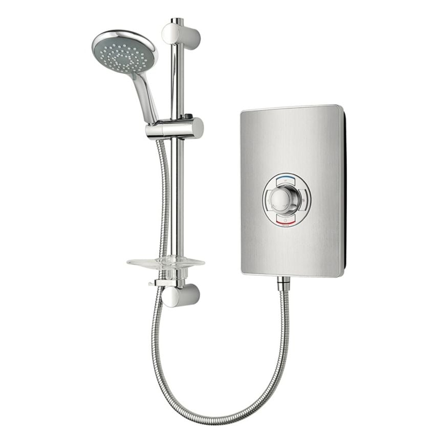 Triton Collection II 9.5kw Electric Shower Brushed Steel