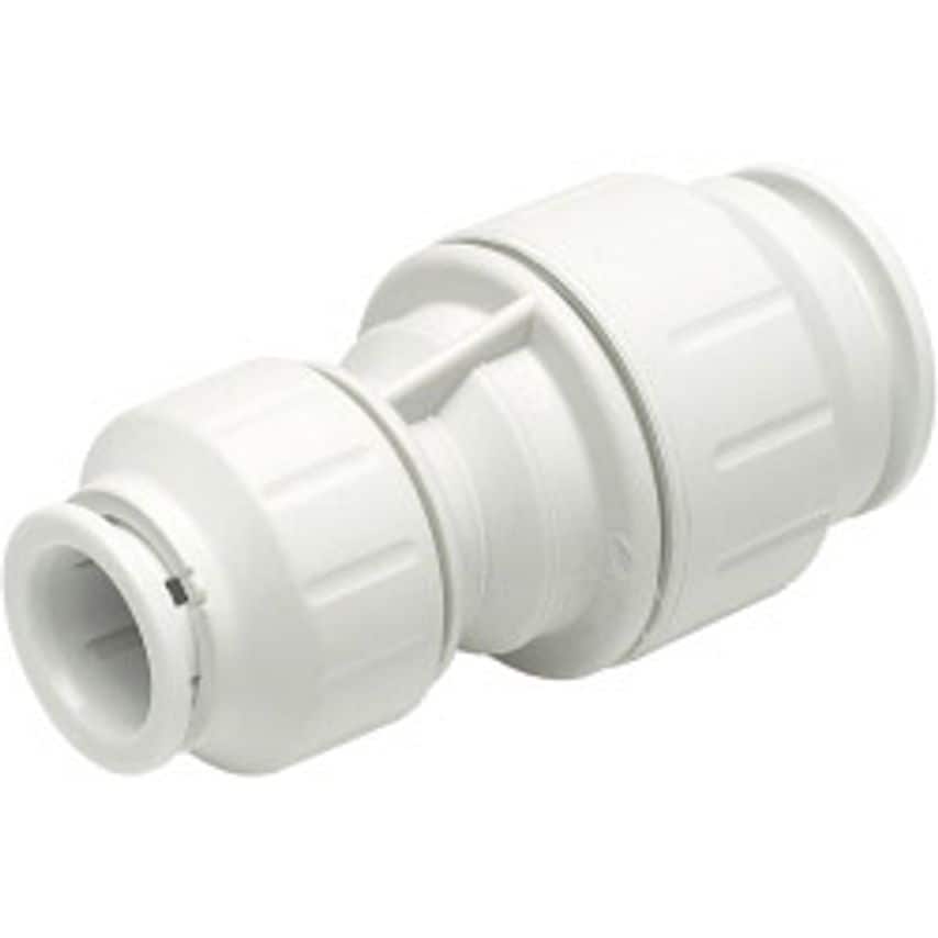 JG Speedfit Reducing Straight Coupler - White 15mm x 10mm Pack of 10