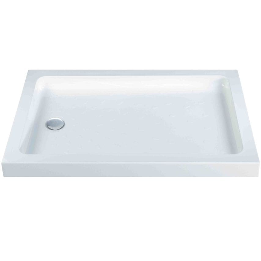 SupaPlumb High Wall ABS Cap Stone Resin Shower Trays 1200 x 760 x 80mm