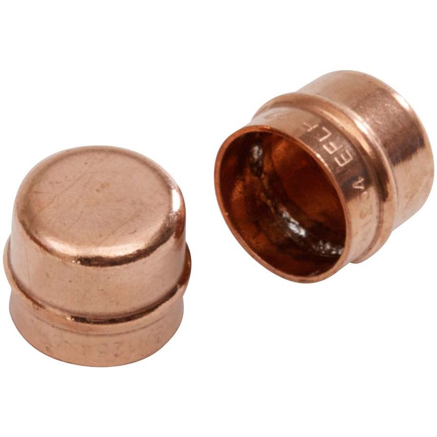 Pre Soldered Stop Ends 15mm (Pack of 2)