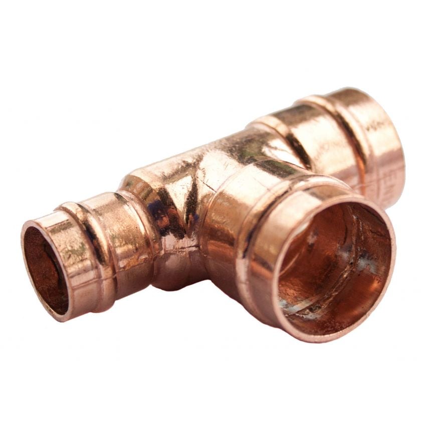Oracstar Pre Soldered Reducing Tee 22mm x 22mm x 15mm (Centre)