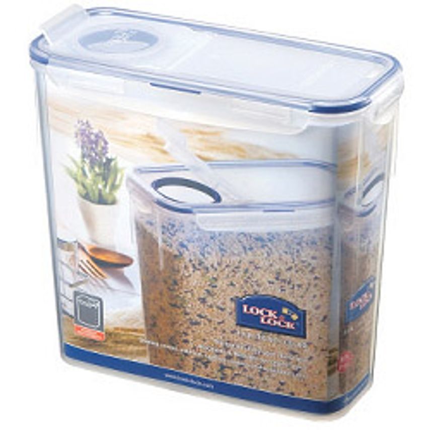 Lock & Lock Food Storage Container - Rectangular with Flip Top Lid 3.4L (237 x 1