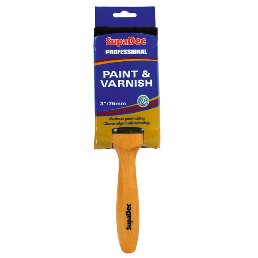 SUPADEC Professional Paint & Varnish Brushes 3"/75mm