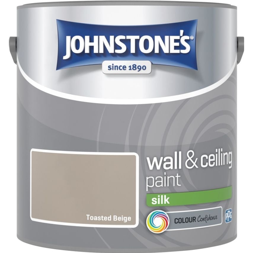 Johnstone's Wall & Ceiling Silk 2.5L Toasted Beige