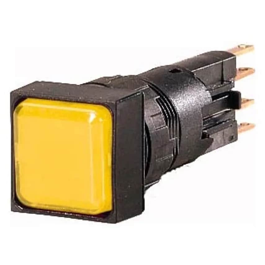 Eaton Indicator Light Flush Wedge Base Filament Bulb IP65 24V Yellow