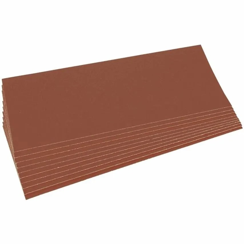 Draper Sanding Sheet (10) Grade 80 115 x 280mm Aluminium O x ide