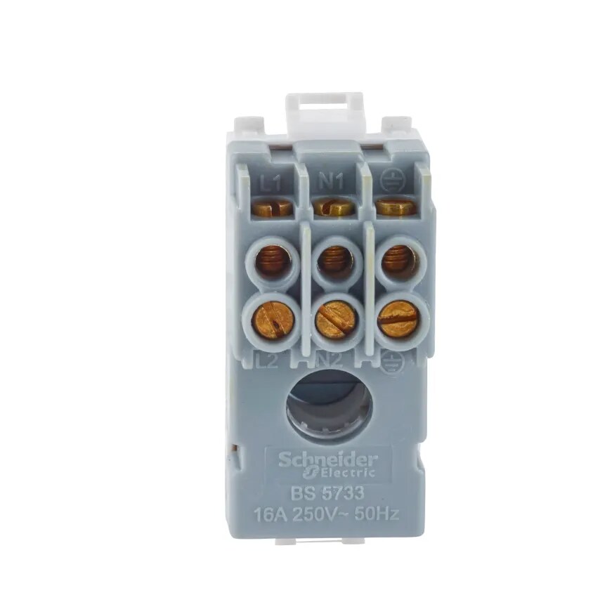 GET Mod Grid Flex Outlet for 10mm Cable 10mm Mirror Steel White Insert