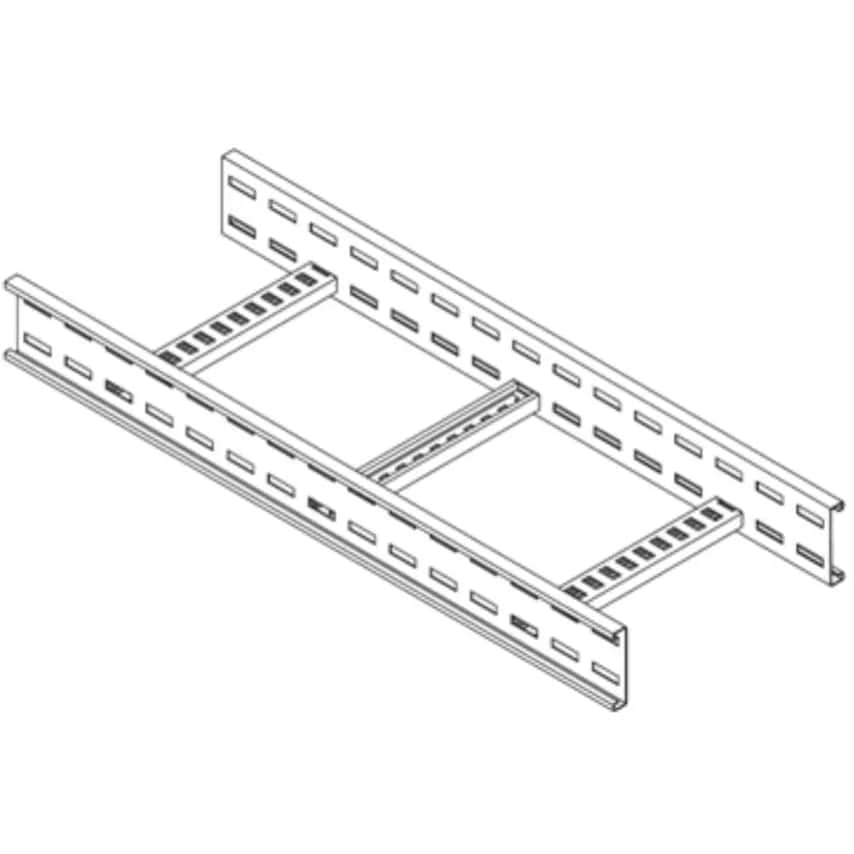Metsec Ladder Rack Straight Medium Duty 300 x 100mm x 3M HDG