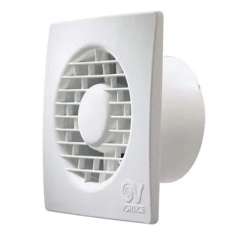 Vortice Fan Axial Ultra-slim Grille Timer 150mm 6IN 28W 240V ABS White