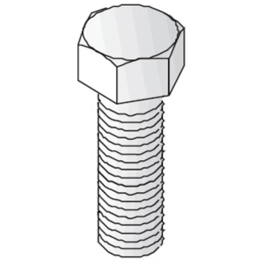 Unistrut Bolt Hexagon 8.8 High Tensile M12 x 70mm Electro-Zinc Plat- you get 100