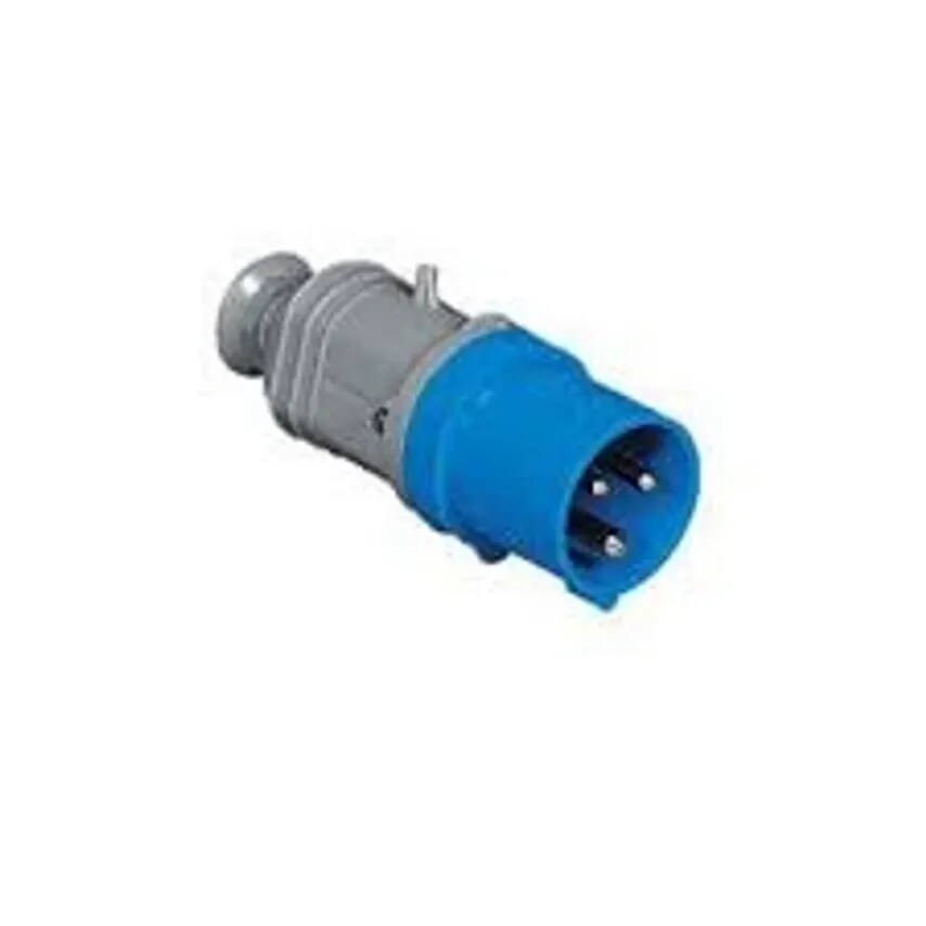 Lewden Plug Straight 2P+E 6H IP44 16A 230V 50-60HZ Blue - 477302