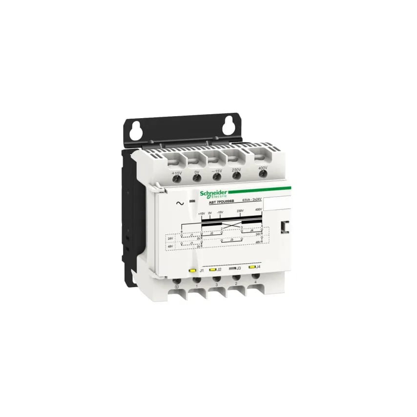 Schneider Electric Transformer Double Winding Universal 63VA 230-400/24/48V