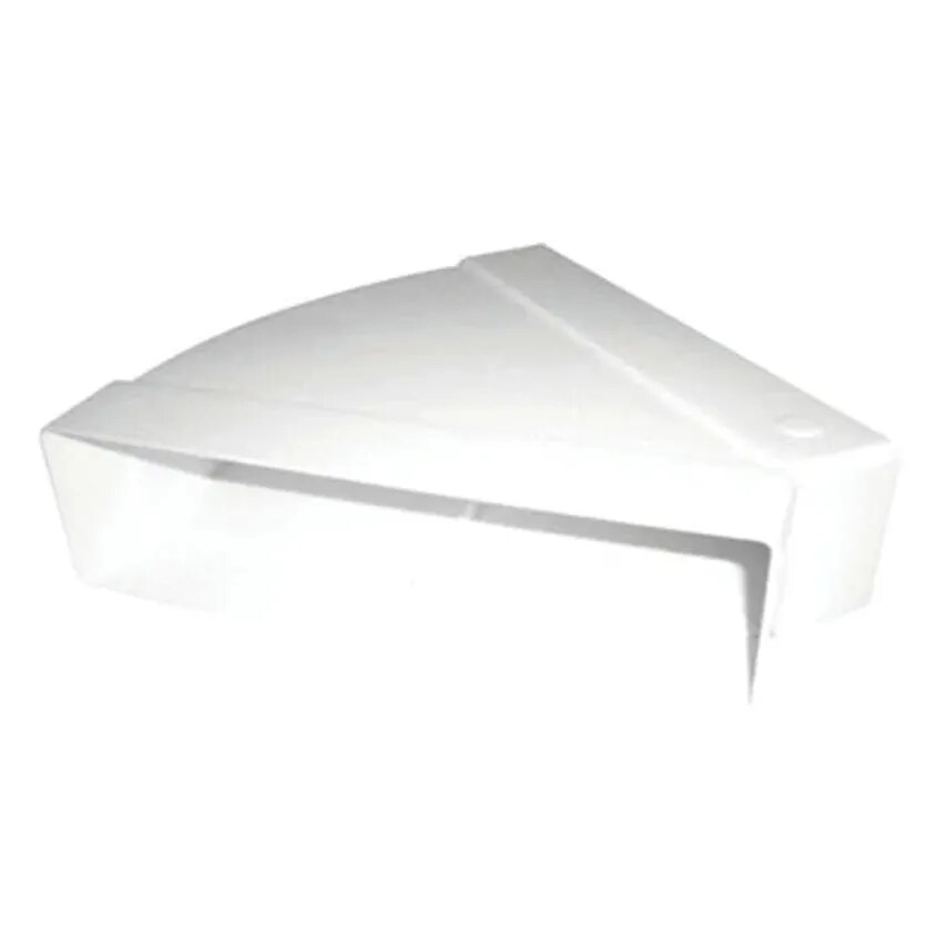 Vortice Bend Rectangular Duct Horizontal 45 Degree 110 x 55mm 1M Pvc-u