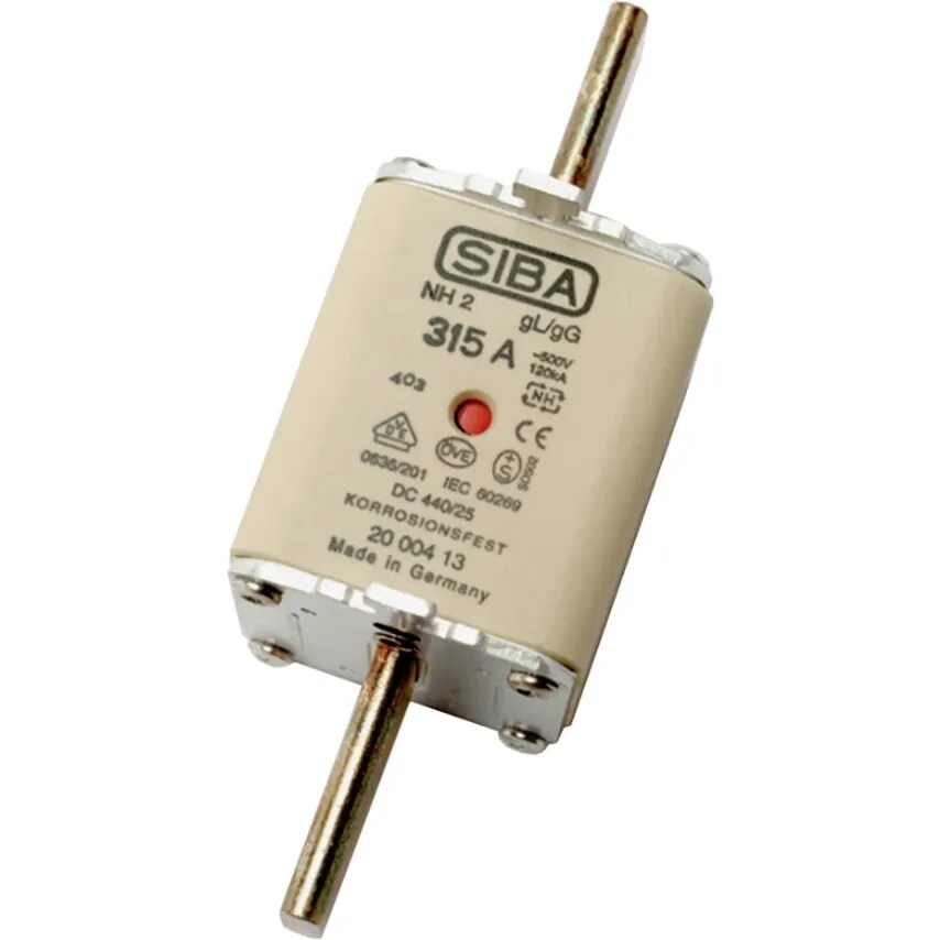 EUROKRAFTpro Fuse NH2 Blade GL DIN 200A 500V Combi Indicator