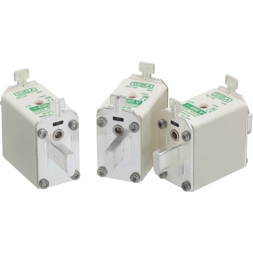 EUROKRAFTpro Fuse NH00 Blade Am DIN 100A 660/690V Combi Indicator