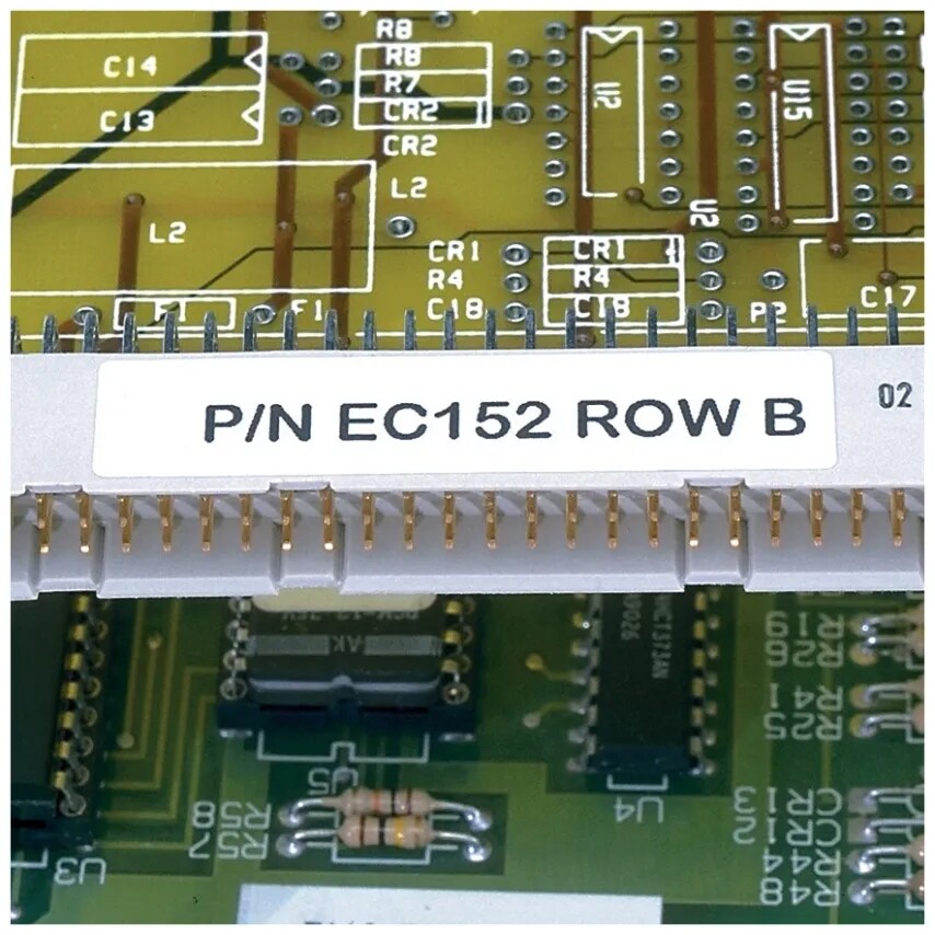 Panduit LBL 6 Port Identifier Laser/inkjet 3.79 x 0.30IN White Pol- you get 1000