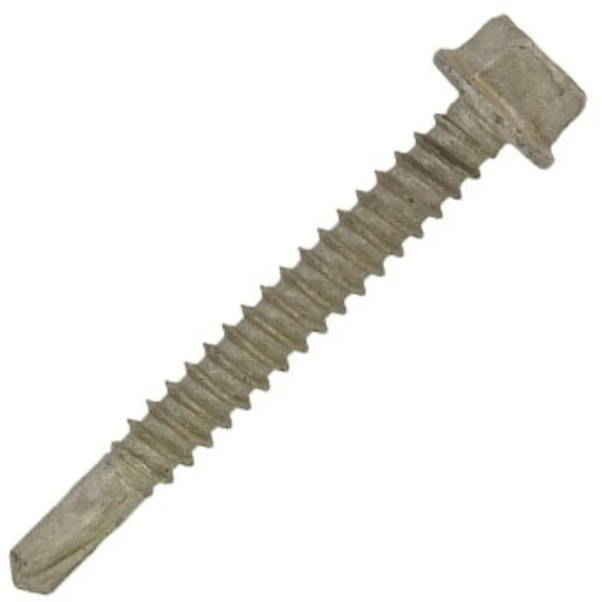Screw Orbi x Hex Head Self Drilling Screw 5.5 x 75mm Silver/carbo - DS-HE x -5.5 x 75