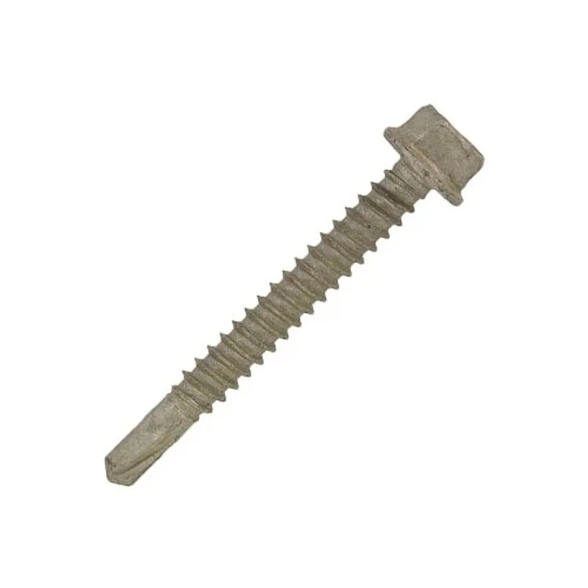 Screw Orbi x Hex Head Self Drilling Screw 5.5 x 45mm Silver/carbo - DS-HE x -5.5 x 45