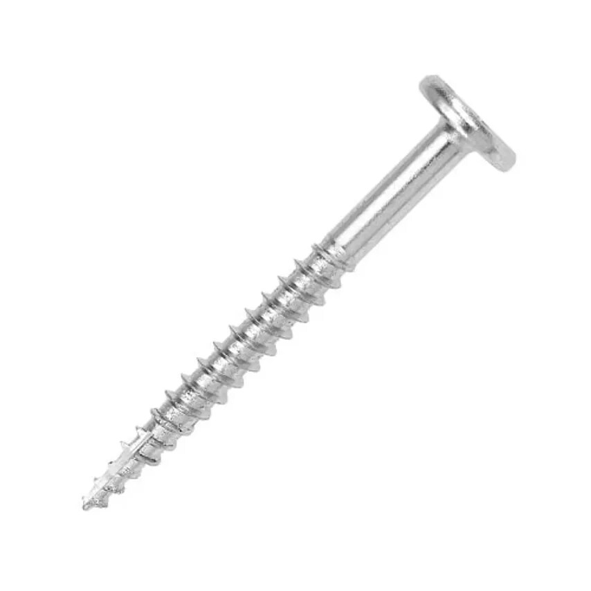 Screw Wood Wafer Head Self Drill 4.8 x 50mm Steel/bzp Pack 100