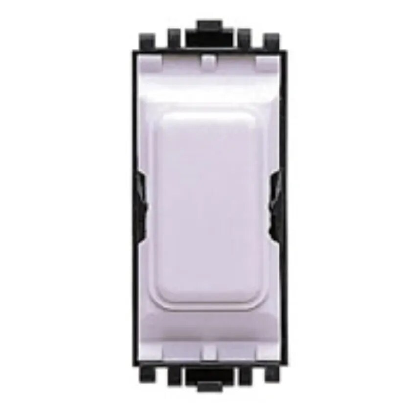 Novar ED&S Insert 1 Module Blank Satin Gold Black Insert