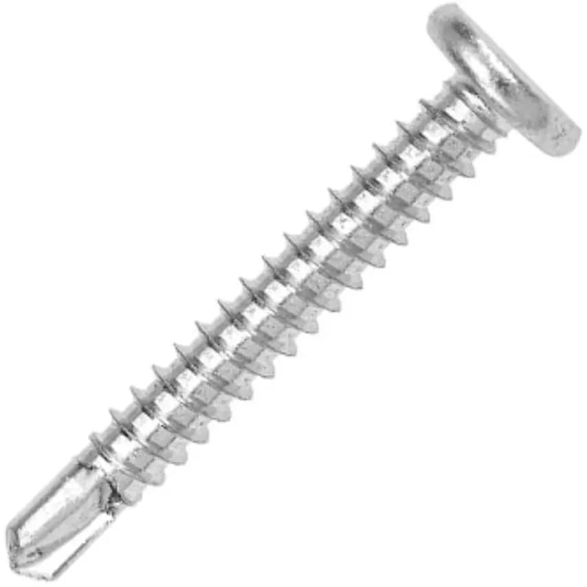 OSC Screw Orbi x Metal Heavy Dty Self Drill 5.5 x 40mm Silver/carbon S