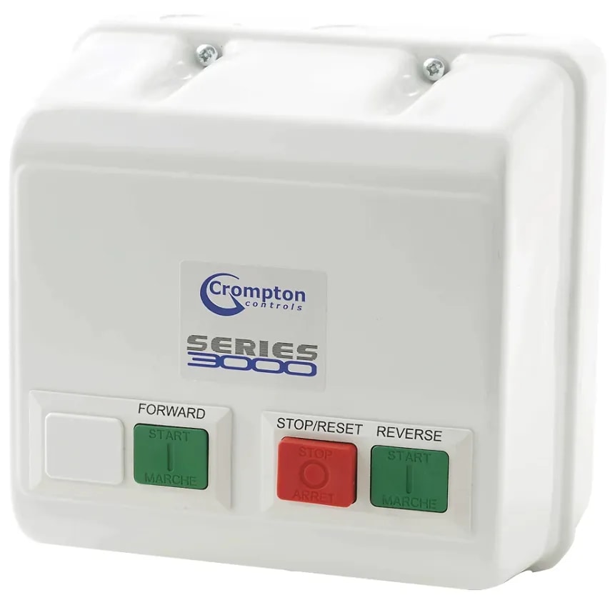 Crompton Controls Straightr DOL Reversng 3PH W/o Isolatortr IP55 12A 400V Light