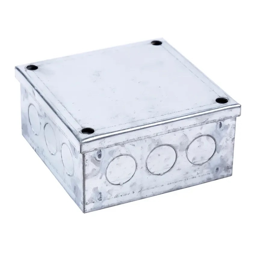 Niglon 100 x 100 x 50mm Steel Adaptable Box Plain Pre-Galvanised