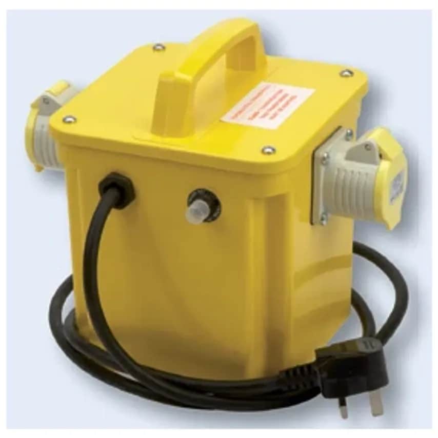 Niglon Transformer Portable Site IP44 3.0KVA 1.6KVA 2 x 16A 110V 2M Lea
