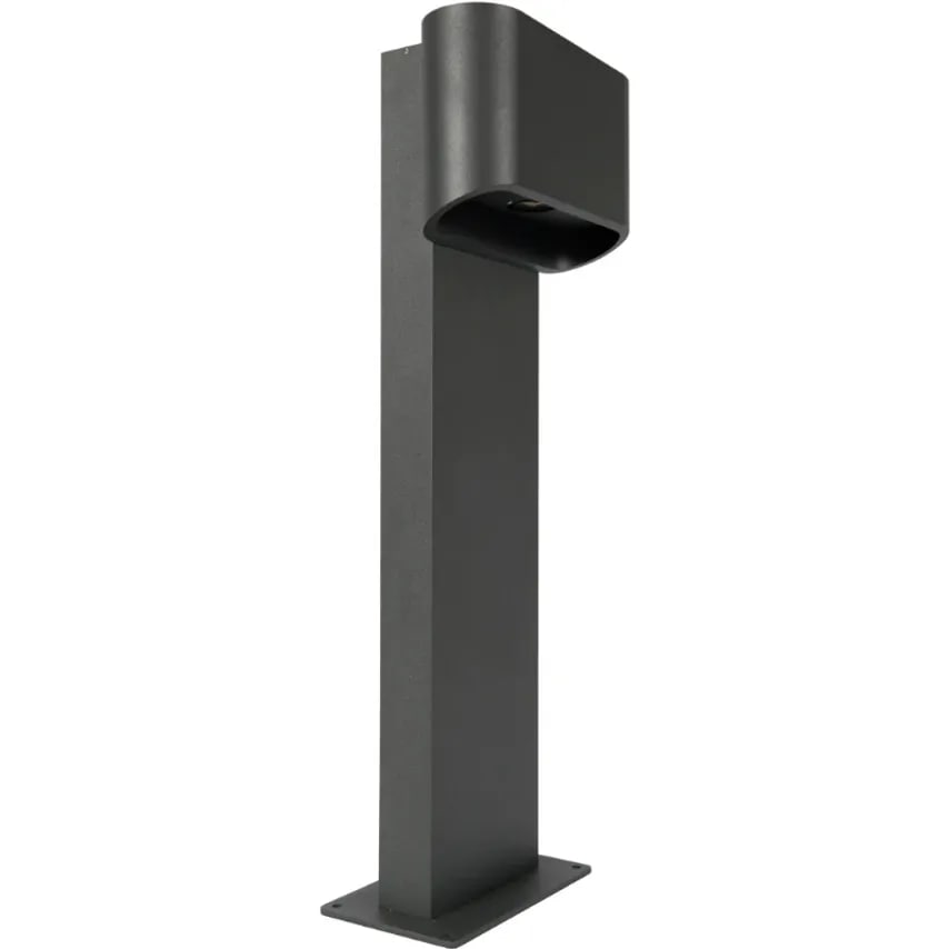 KSR Lighting Bollard 3000K Warm White LED 9W 50CM Anthra