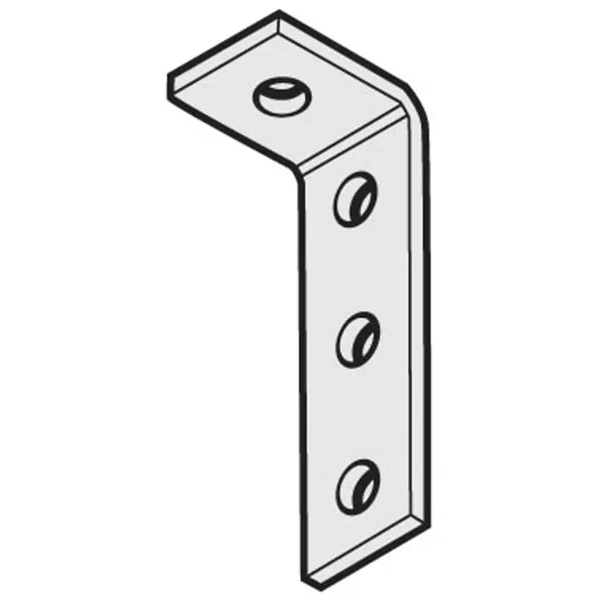 Niglon Bracket 90 Degree 3+1 Hole 54 x 130 x 6mm