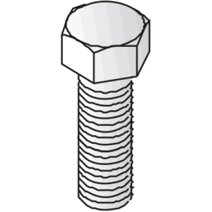 Unistrut Bolt Hex 8.8 High Tensile M10 x 60mm Steel Hot Dipd Galvanised