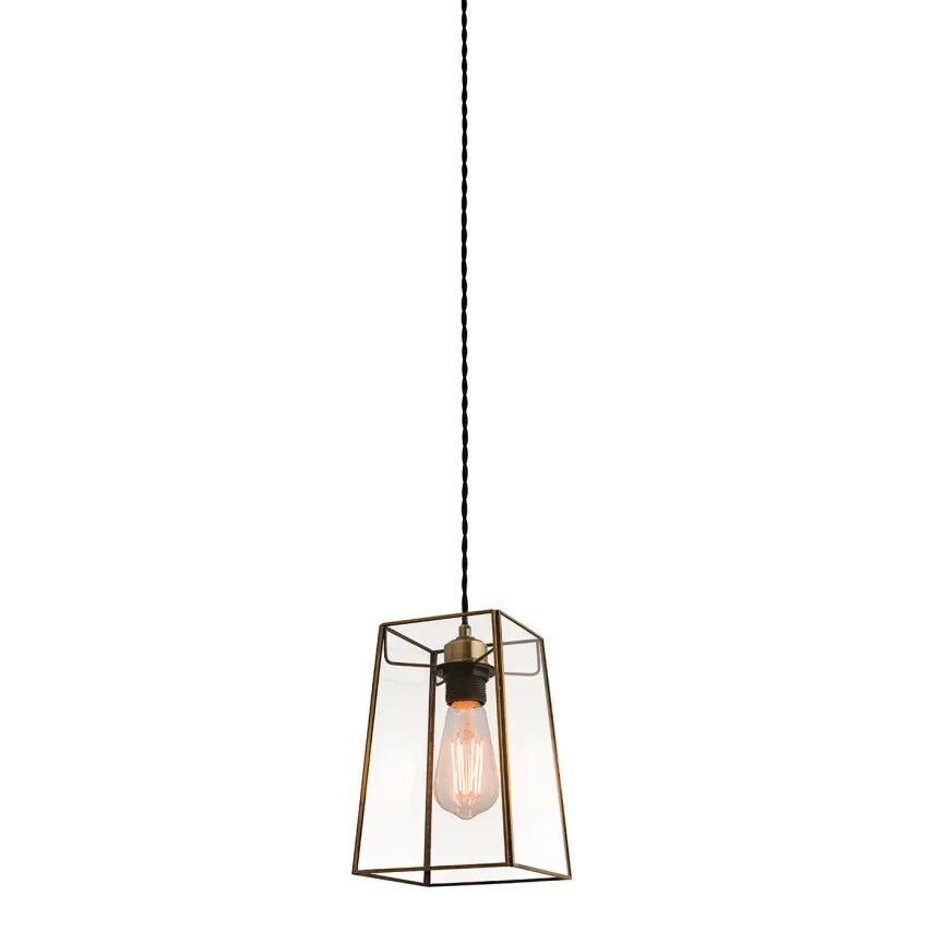 Saxby Pendant Non Electric E27/B22 GLS W/o Lamp 60W 240 x 155mm CLR