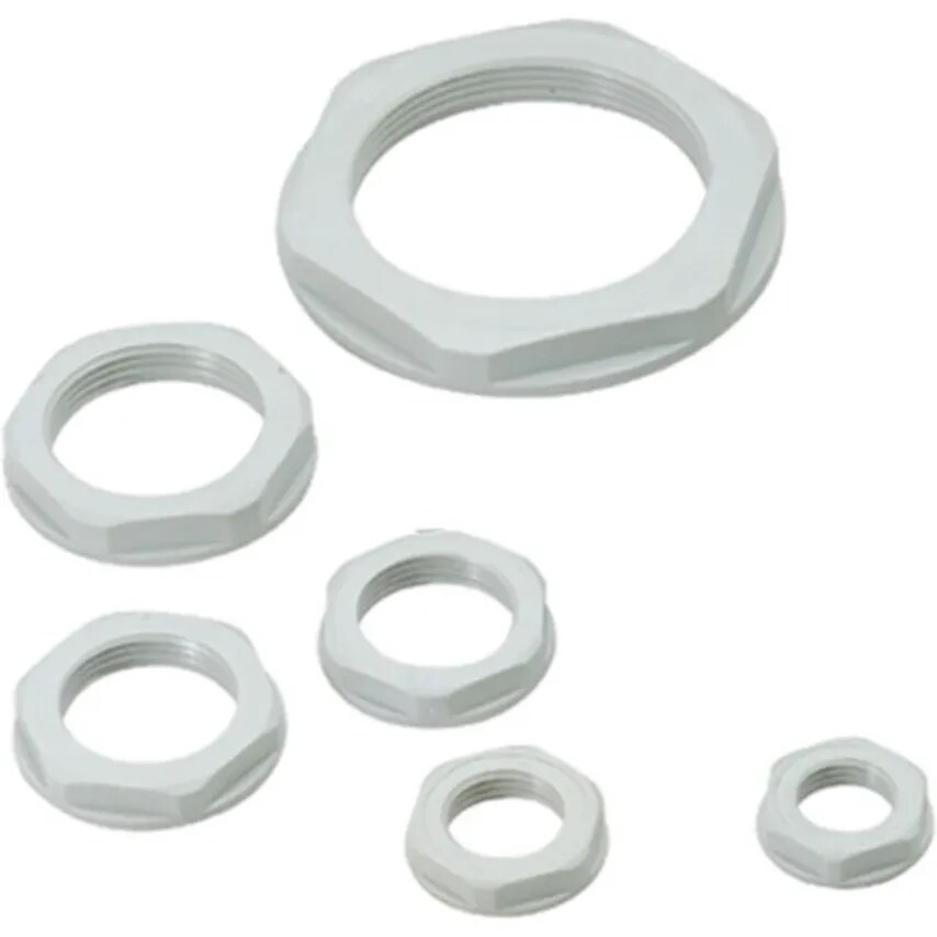 Cembre Lock Nut with Collar M16 Dark Grey Nylon- you get 100