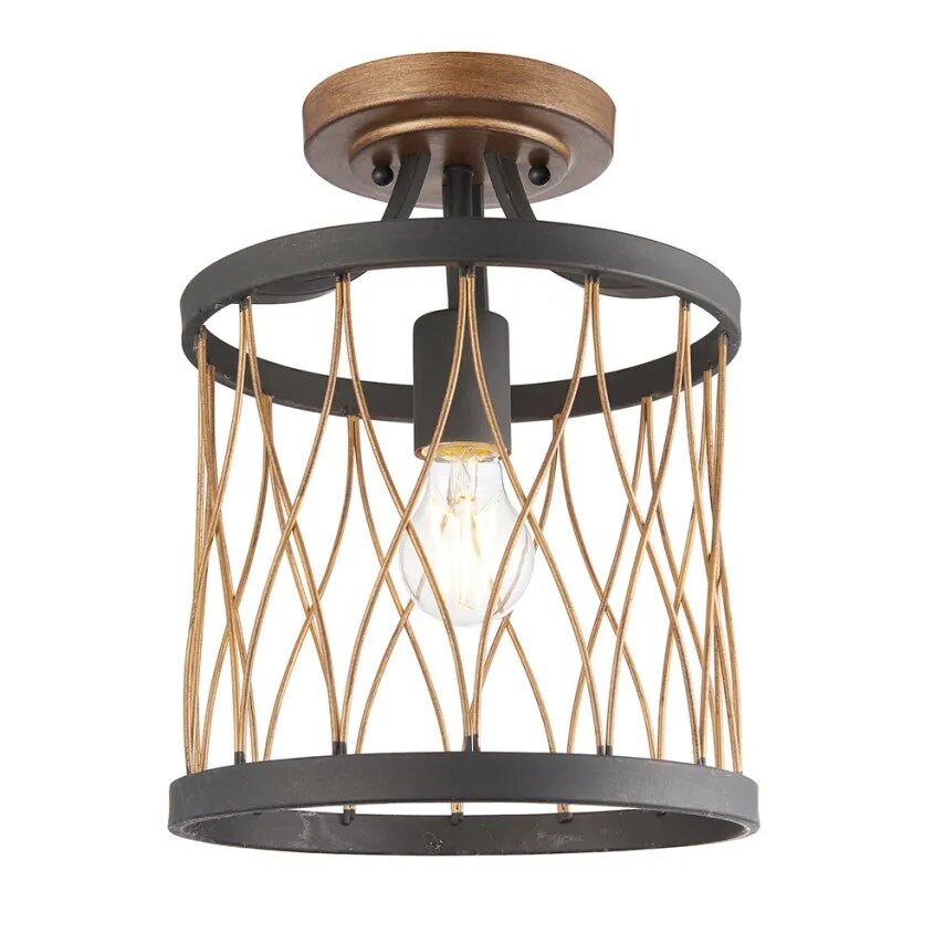 Saxby Ceiling Light Semi Flush E27 GLS W/o Lamp 60W 330 x 250mm Matt B