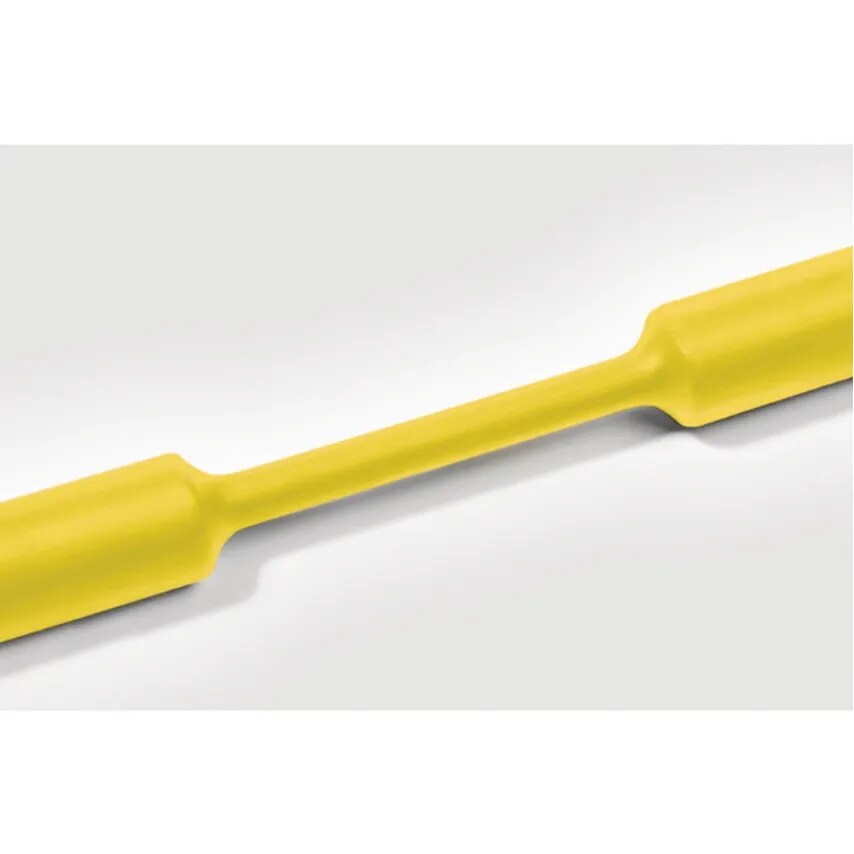 HellermannTyton Tube 2 1 Heat Shrink Thin Walled 3.2mm x 100M YEL P- you get 100