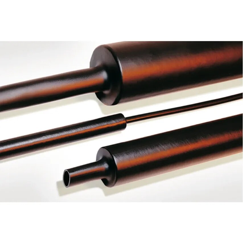 HellermannTyton Tube 4 1 Heat Shrinkable Unlined 19mm x 1M Black Pol- you get 40