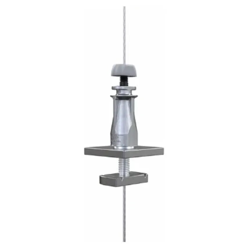 Gripple Hanger Stud End M8 5M Wire Rope No.2 55Kg Zinc M8 Stud Flang