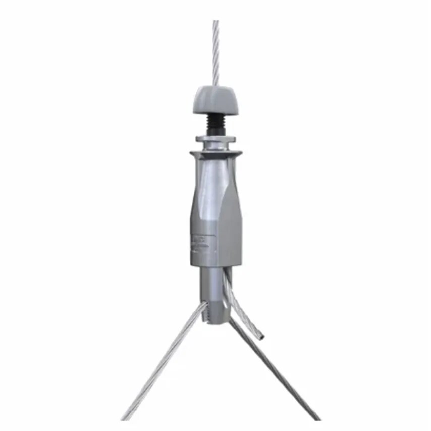 Gripple Hanger Stud End M10 1M Wire Rope No.3 110Kg Zinc Y-fit Toggl - UG3-YTG15